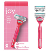 joyRazorforWomen_5Blades_ManualRazor_Handleand2RazorBladeRefills_NeonPink6 - USA Mega Shop
