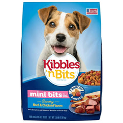 Kibbles ‘n Bits Mini Bits Small Breed Dry Dog Food Savory Beef & Chicken