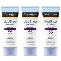 Neutrogena Ultra Sheer Dry-Touch Sunscreen (3 Fl. Oz., 3 Pk.)