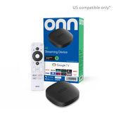 onn 4K Streaming Device, Google TV - Fast Streaming, Ultra HD, 8GB Storage, 2GB RAM, Remote with Voice Control - USA MEGA SHOP