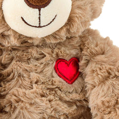 Small Bear Plush, Brown, 7", Valentine's Day by Way To Celebrate