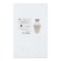Ceramic Valentine's Day Heart Vase, White, 12", by My Texas House