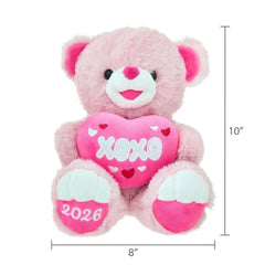 Medium Sweetheart XOXO Teddy Bear Plush, Pink, 10", Valentine's Day by Way To Celebrate