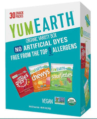YumEarth Organic Variety Box, 30 ct./0.5 oz. - USA MEGA SHOP