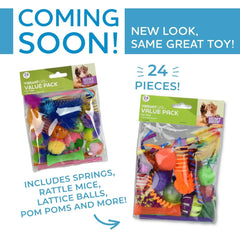 Vibrant Life 24 Piece Value Pack Cat Toys