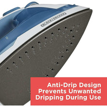 Nonstick soleplate with small steam holes and perforated tread surface