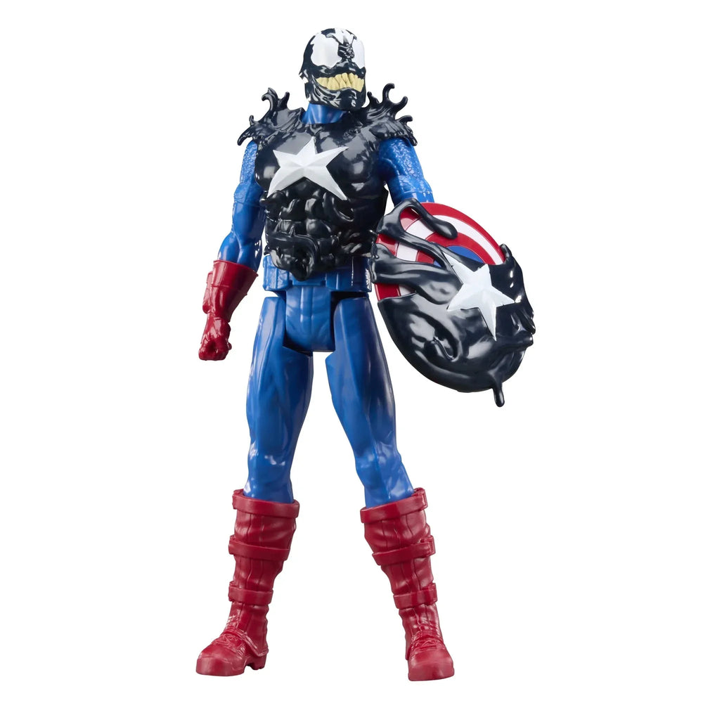 Marvel Avengers VenomVersus Titan Hero Series Venomized Captain America & Venomized Hulk Action Figures - USA MEGA SHOP