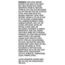 Ingredients and allergy information panel for Little Debbie Oatmeal Creme Pies