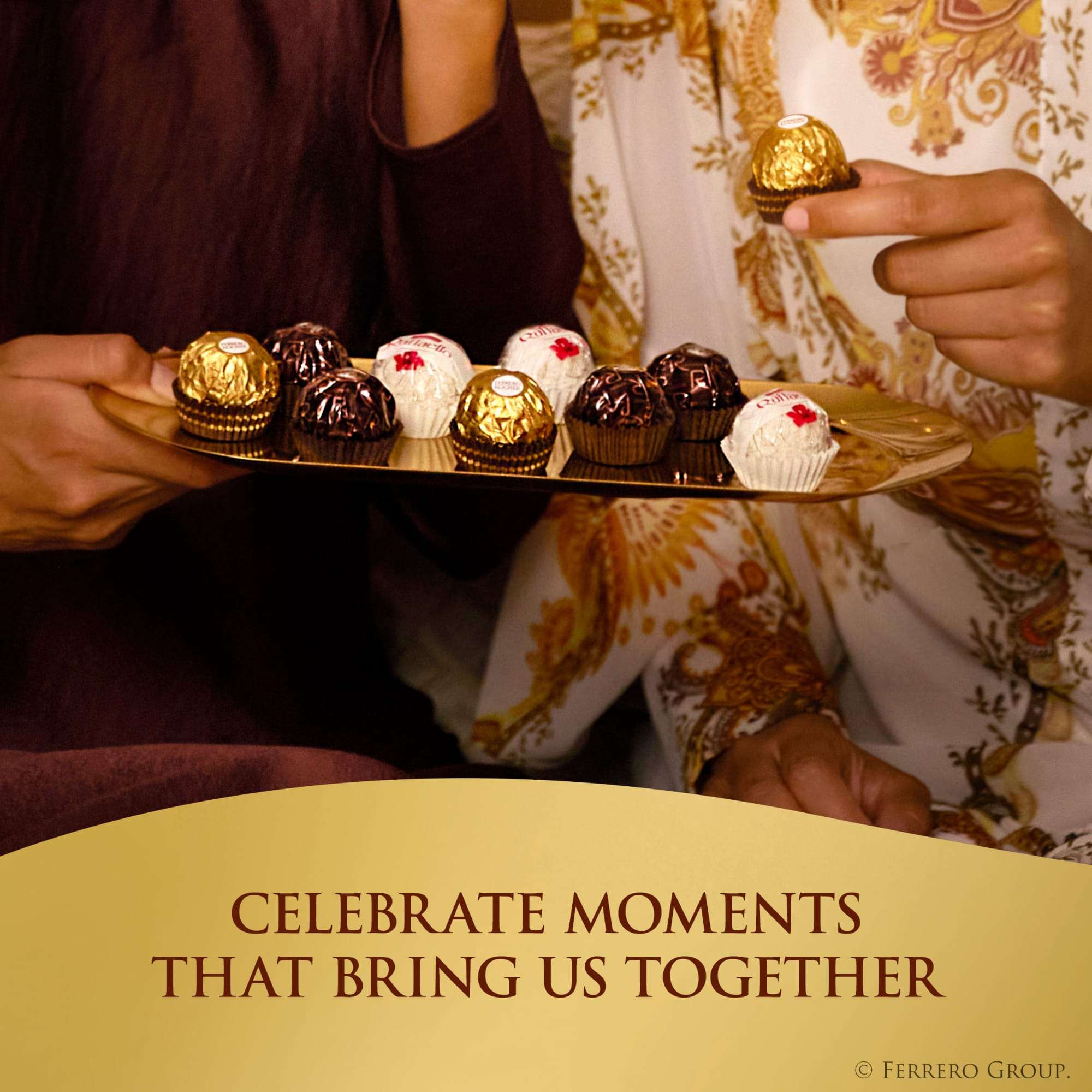 Ferrero Collection Gourmet Gift Box, 24 Assorted Chocolate with Dark Chocolate, Coconut, and Milk Chocolate, 9.1 oz