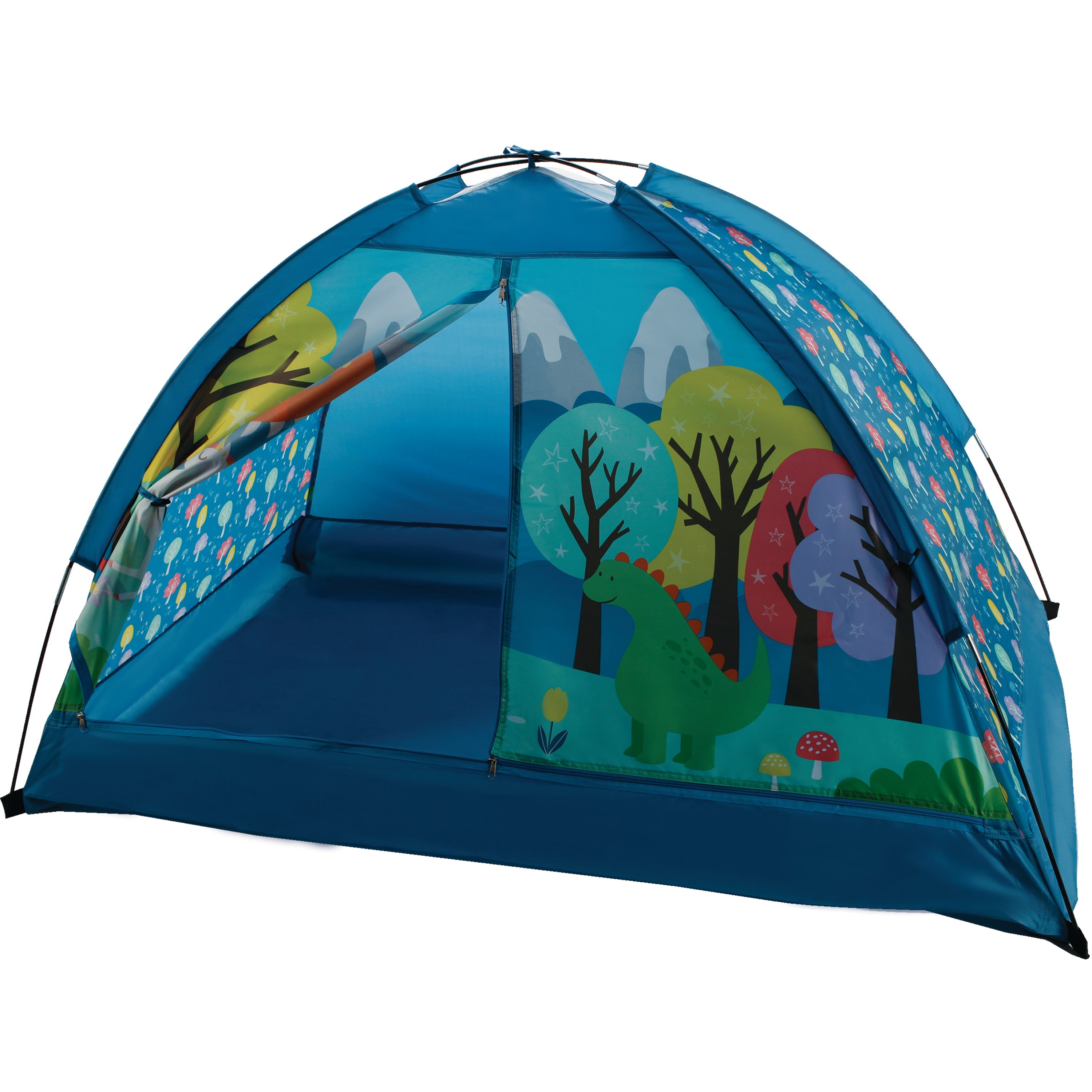 Crckt Kids Polyester Indoor Camping Play Tent with Majestic Design Print, 60"L x 36"W x 36"H