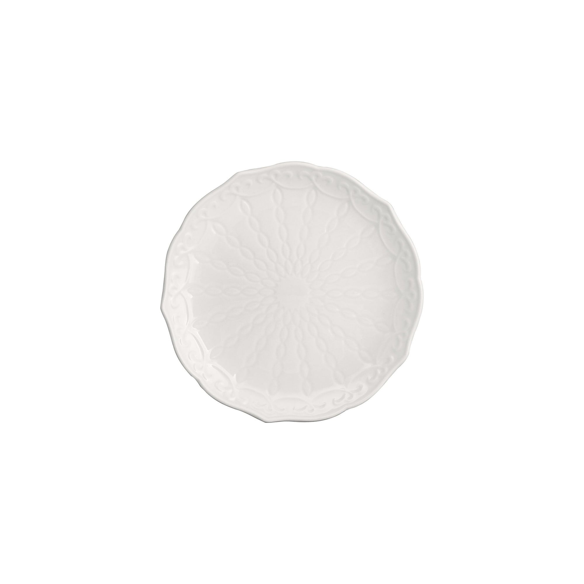 10 Strawberry Street Ever Porcelain 6" Bread & Butter Plate, Set of 6, White