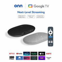 onn 4K Pro Streaming Device, Google TV with Gemini (NEW 2026 Model) - Ultra-fast Streaming, Stunning 4K UHD, 32GB Storage, 3GB RAM, Dolby Vision & Atmos, Find My Remote with Backlight, Ethernet Port