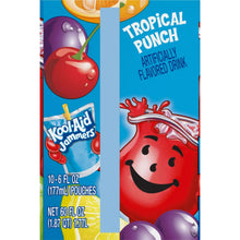 Tropical Punch drink box side panel with Kool-Aid Jammers character and pouch graphics