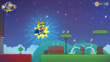 Nintendo Switch game screenshot with Dog Man hero using a SUPA star ability