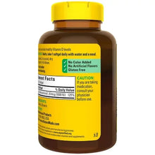 Nature Made Vitamin D3 1000 IU softgels bottle, back label Supplement Facts