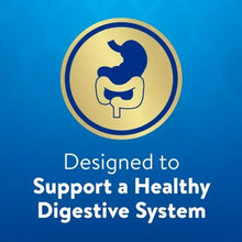 Infant formula graphic with digestive system icon and healthy digestive system text