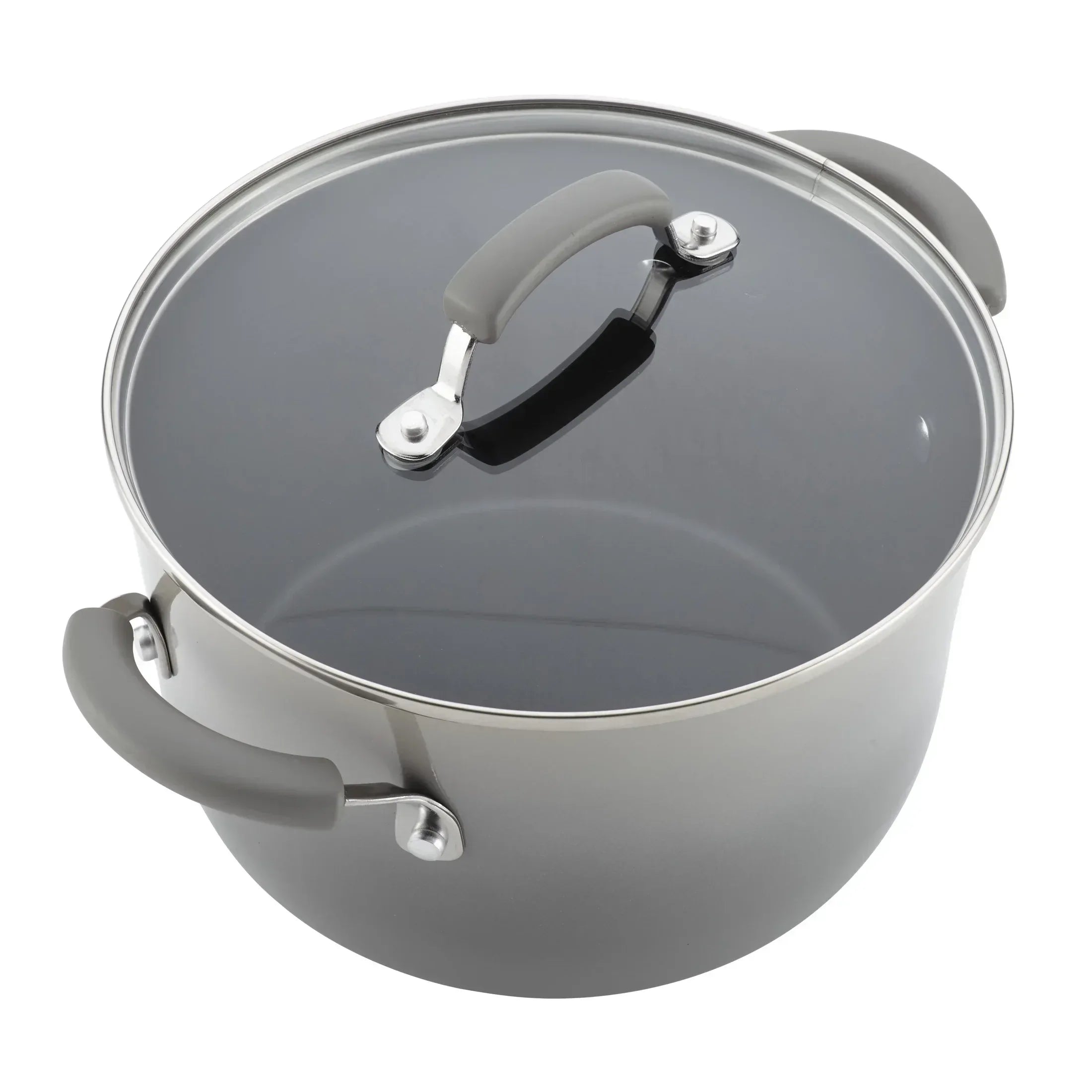 Rachael Ray 15 Piece Hard Enamel Nonstick Pots and Pans Set