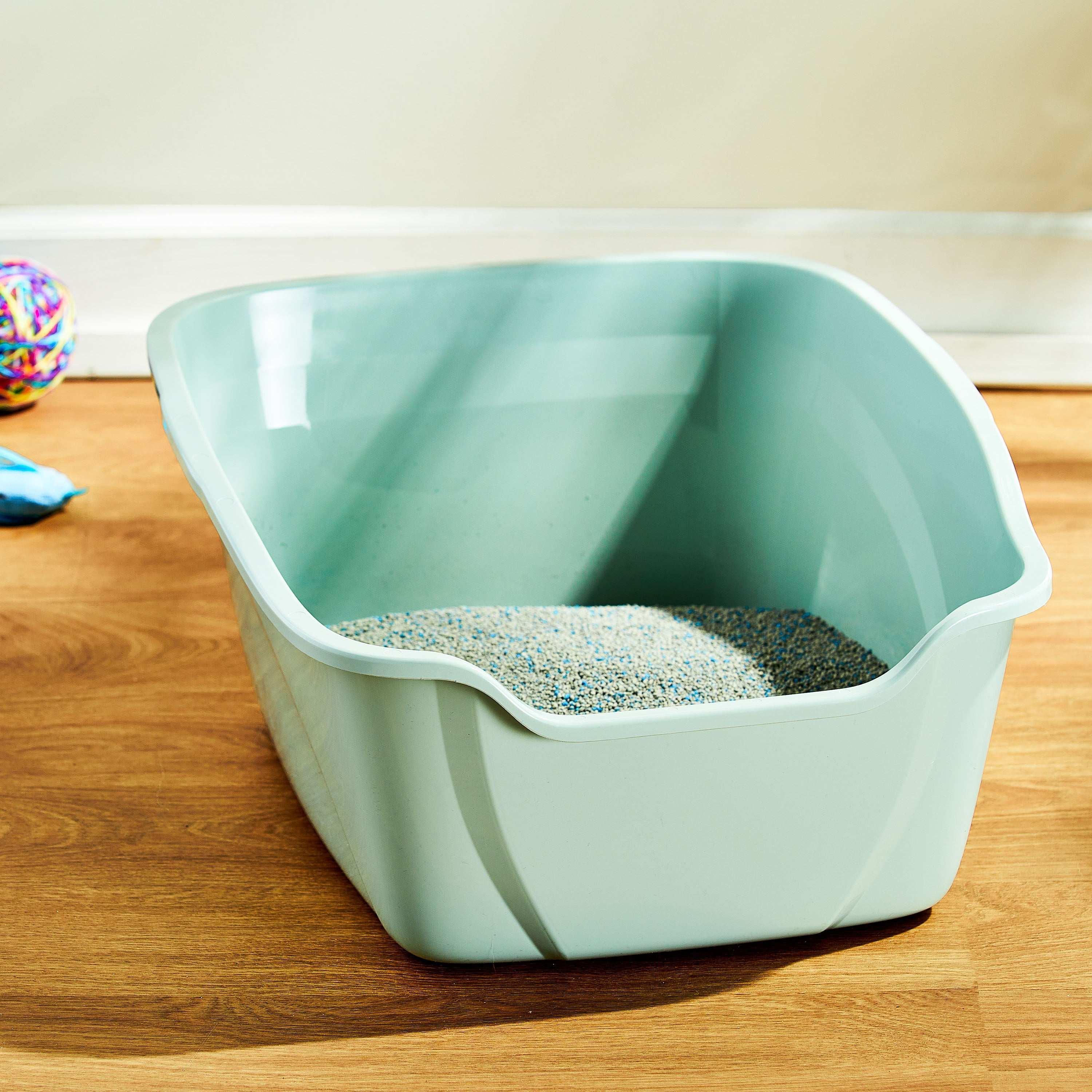 Van Ness Pets Odor Control Large Enclosed Cat Litter Box, Hooded, Pearl