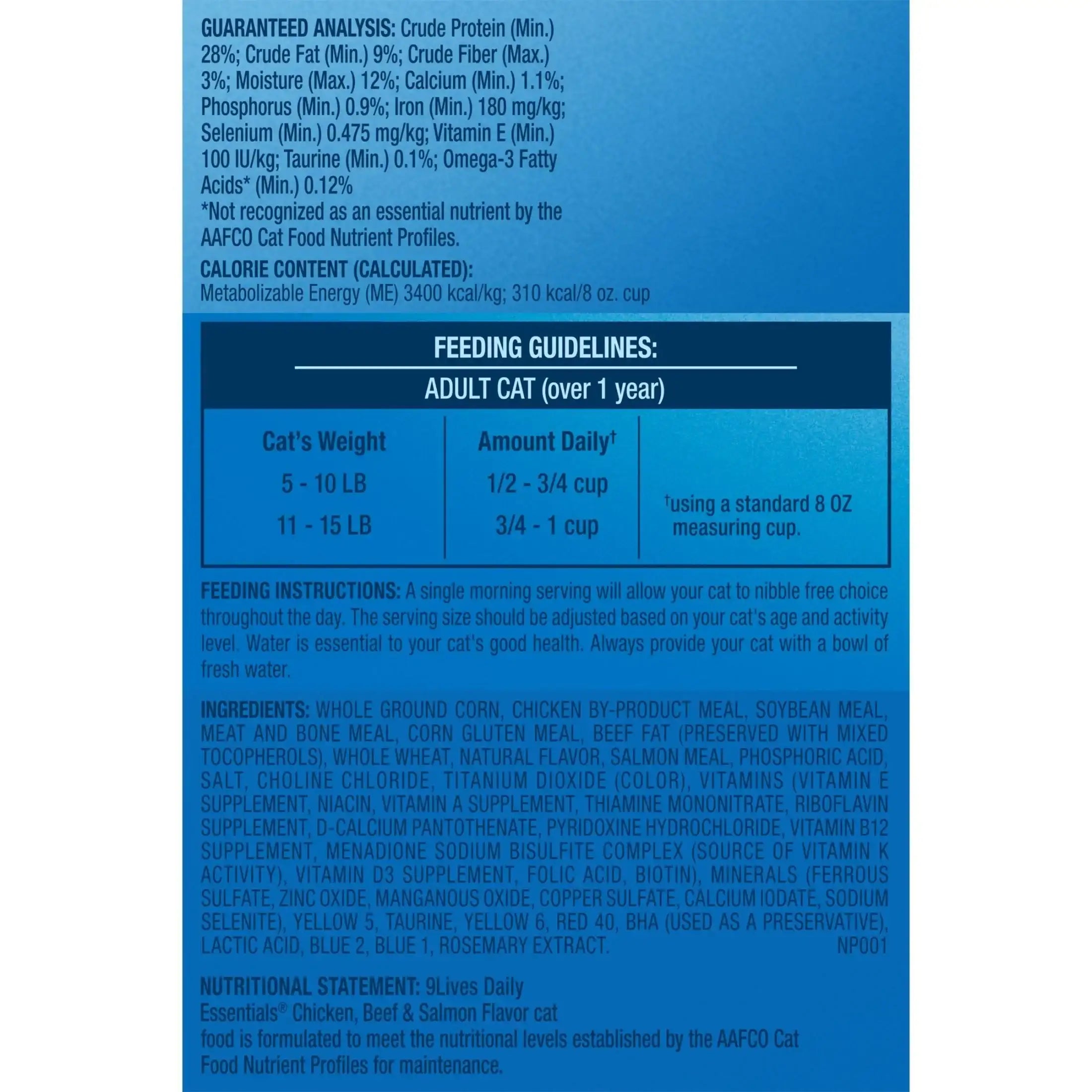 9Lives Daily Essentials Dry Cat Food