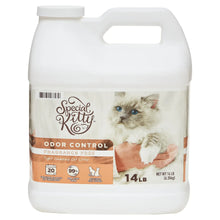 Special Kitty odor control clumping cat litter jug, 14 lb, Fragrance free