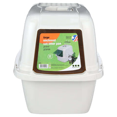 Van Ness Pets Odor Control Large Enclosed Cat Litter Box, Hooded, Pearl - USA MEGA SHOP