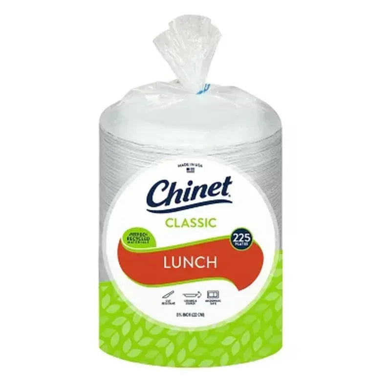 Chinet Classic Lunch Paper Plate, 8.75" (225 Ct.)