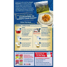 Success basmati rice cooking directions panel with stovetop, microwave steps