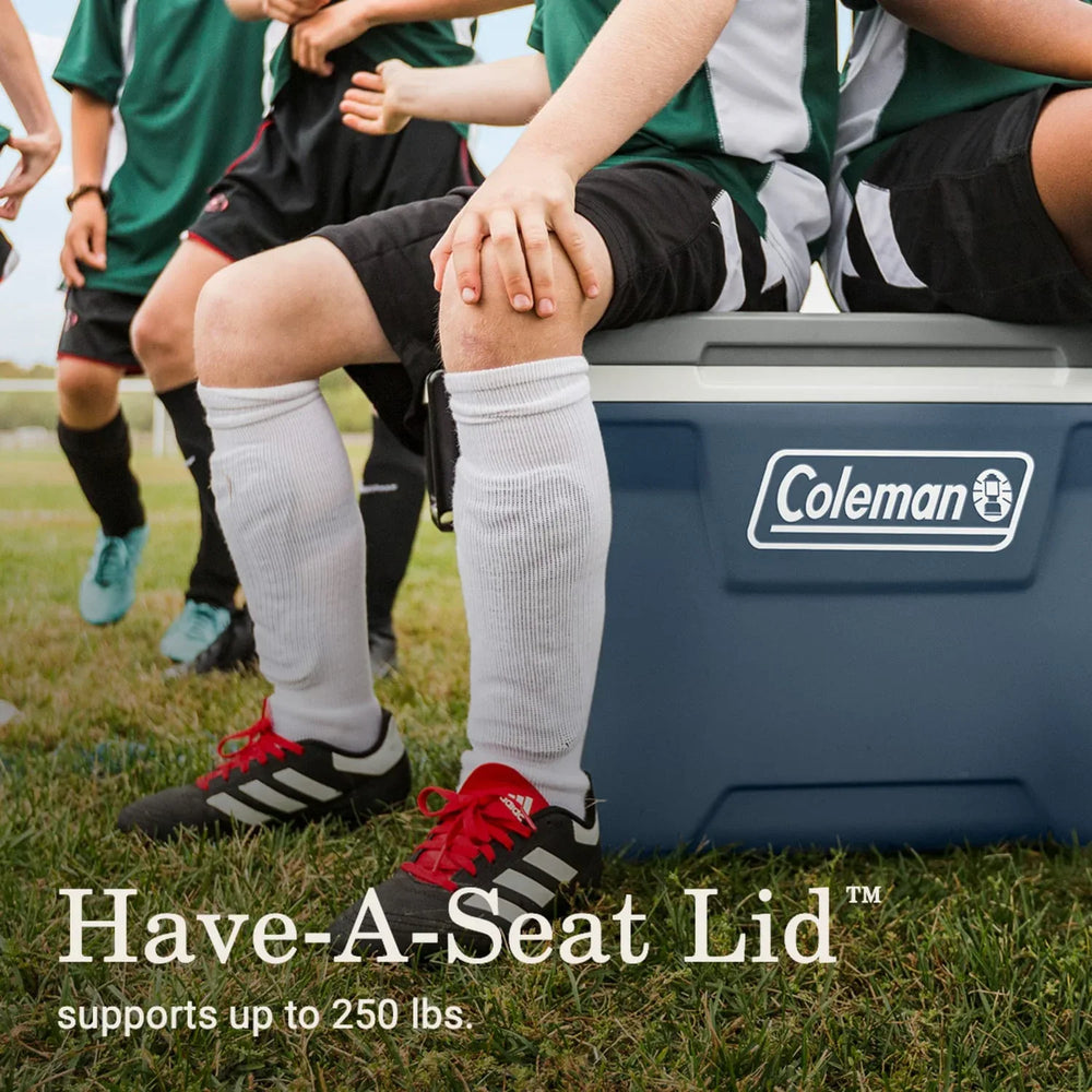 Coleman 52 qt Hard Sized Cooler / Ice Chest, 316 Series, Lakeside Blue - USA MEGA SHOP