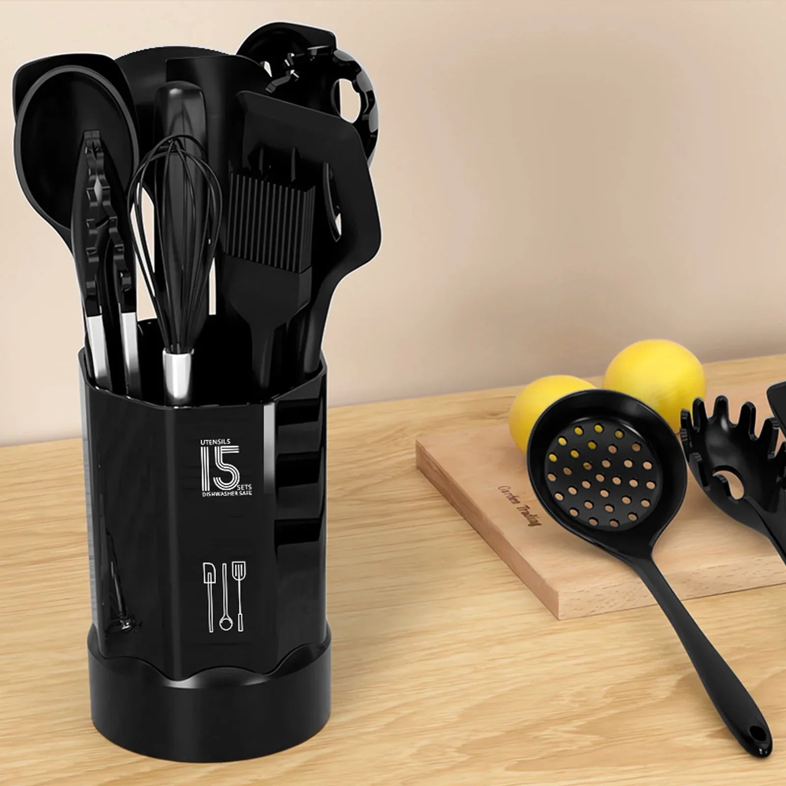 Silicone Cooking Utensils Set - Heat Resistant Kitchen Utensils BPA FREE,Turner Tongs,Spatula,Spoon,Brush,Whisk,Kitchen Utensil Gadgets Tools Set for Nonstick Cookware,Dishwasher Safe