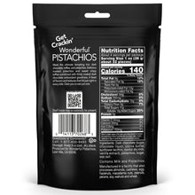 Chocolate toffee pouch back with nutrition facts, serving info, and ingredients