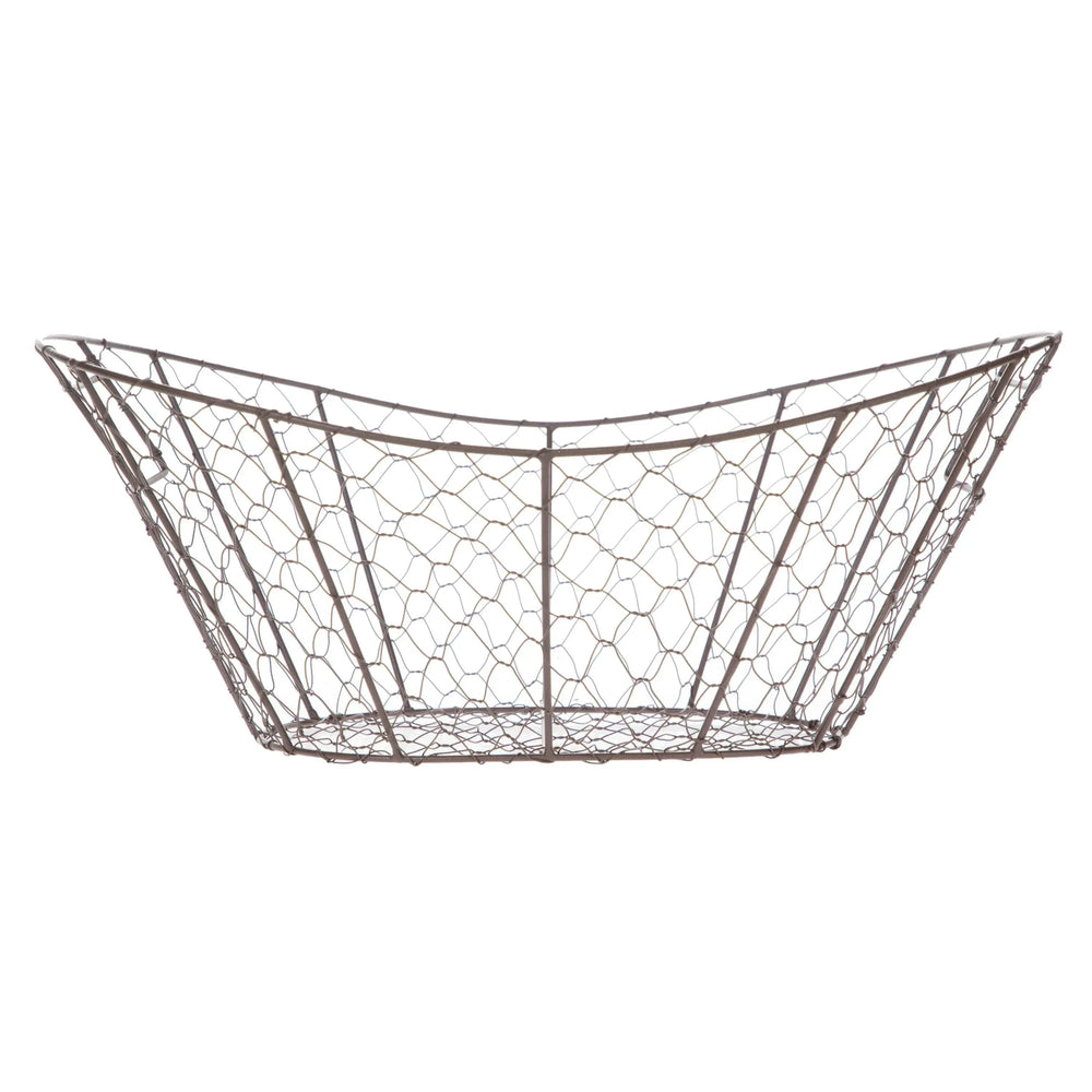 Mainstays Chicken Wire Decorative Storage Basket with Handles - USA MEGA SHOP