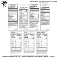 Comfort gift basket nutrition facts for included foods