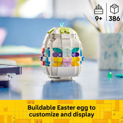LEGO Decorative Easter Egg Building Toy for Girls & Boys - Springtime Craft Activity for Kids, Ages 8+ - Basket Stuffer or Gift Idea for Easter, Birthdays, & Special Occasions - 40816