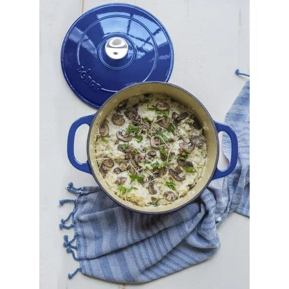 Lodge Cast Iron 5.5qt Indigo Enameled Dutch Oven