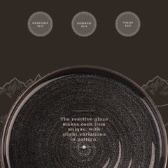 Yellowstone Rip 12-Piece Ceramic Dinnerware Set