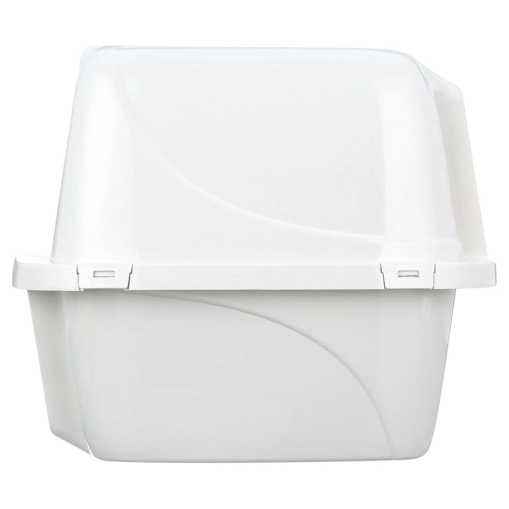 Van Ness Pets Odor Control Large Enclosed Cat Litter Box, Hooded, Pearl - USA MEGA SHOP
