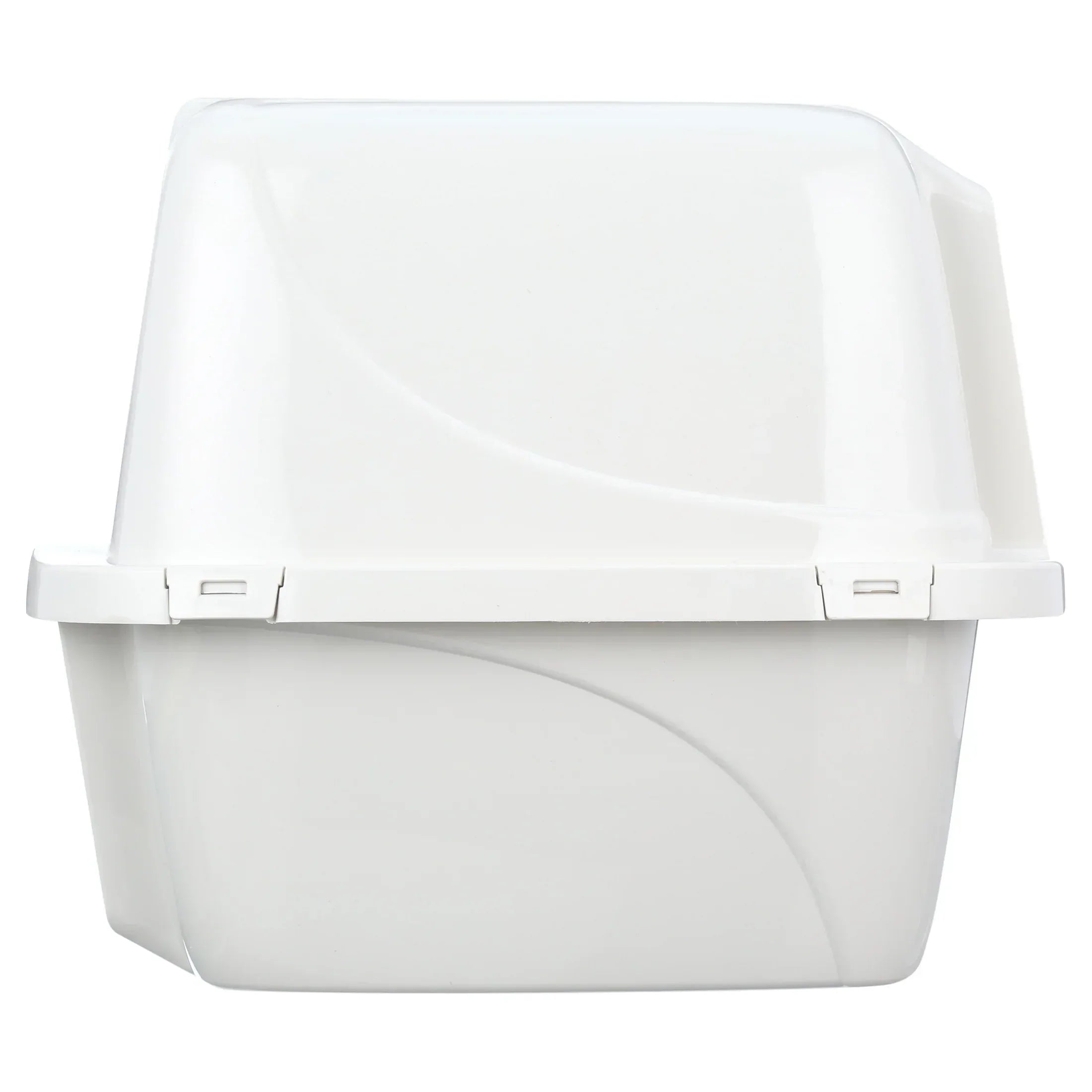 Van Ness Pets Odor Control Large Enclosed Cat Litter Box, Hooded, Pearl