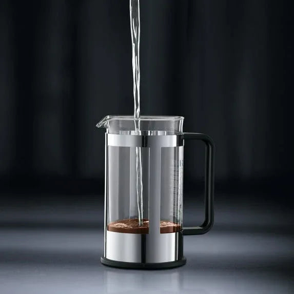 Bodum 17 oz Kenya French Press Coffeemaker, Stainless Steel, New - USA MEGA SHOP