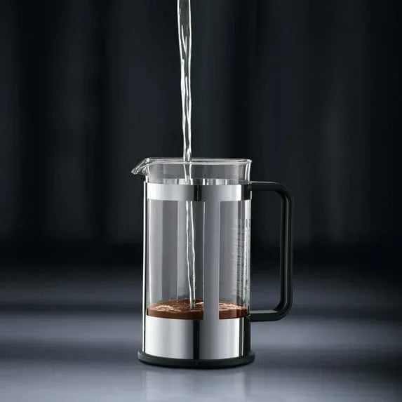 Bodum 17 oz Kenya French Press Coffeemaker, Stainless Steel, New