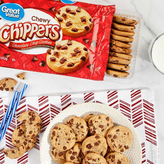 Great Value Chewy Chocolate Chip Cookies, 19.5 oz