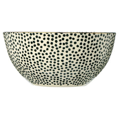Thyme & Table TT0061 Dinnerware Black & White Medallion Stoneware, 12 Piece Set - USA MEGA SHOP