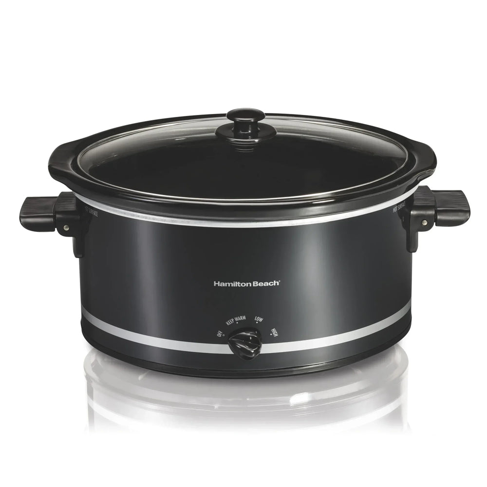Hamilton Beach 8 Qt Slow Cooker, Stoneware Crock with Removable Pot - USA MEGA SHOP