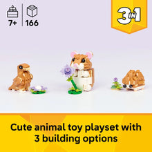 LEGO Creator cute animal toy set showing three buildable animal models