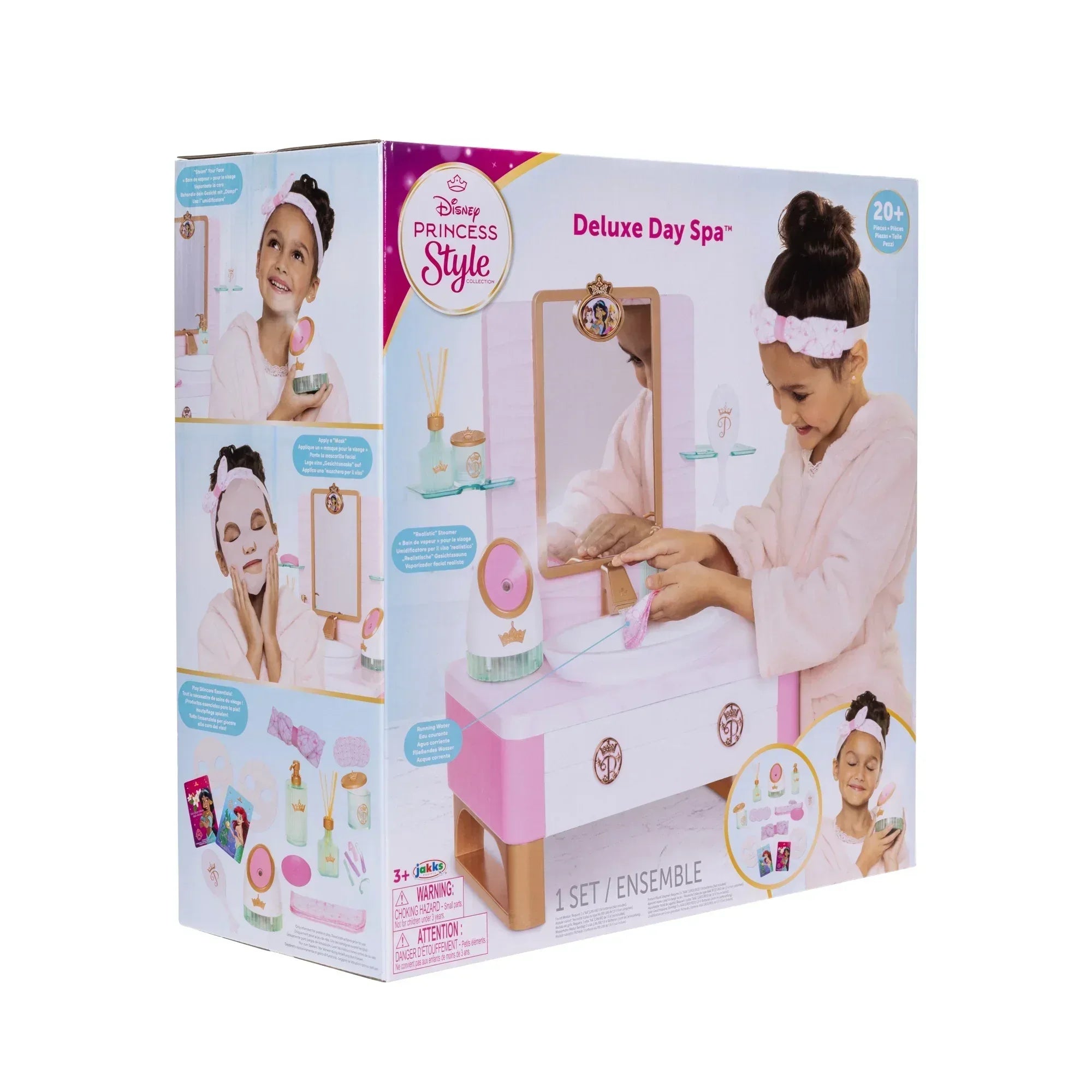 Disney Princess Style Collection Deluxe Day Spa with 20 Accessories Child Age 3 Years - USA MEGA SHOP