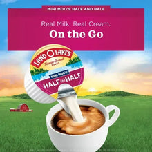 Land O'Lakes mini moo's half-and-half creamer box front panel