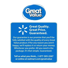 Great Value guarantee insert with quality and price promise text