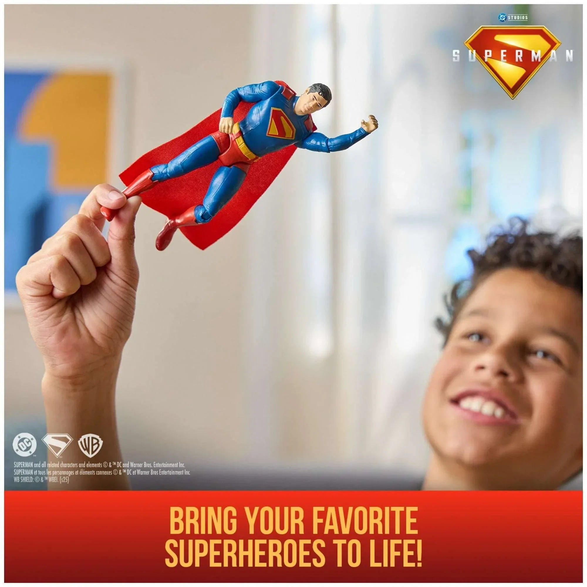 DC Comics SUPERMAN, Superman 6-inch Action Figure, for Ages 4 and up - USA MEGA SHOP