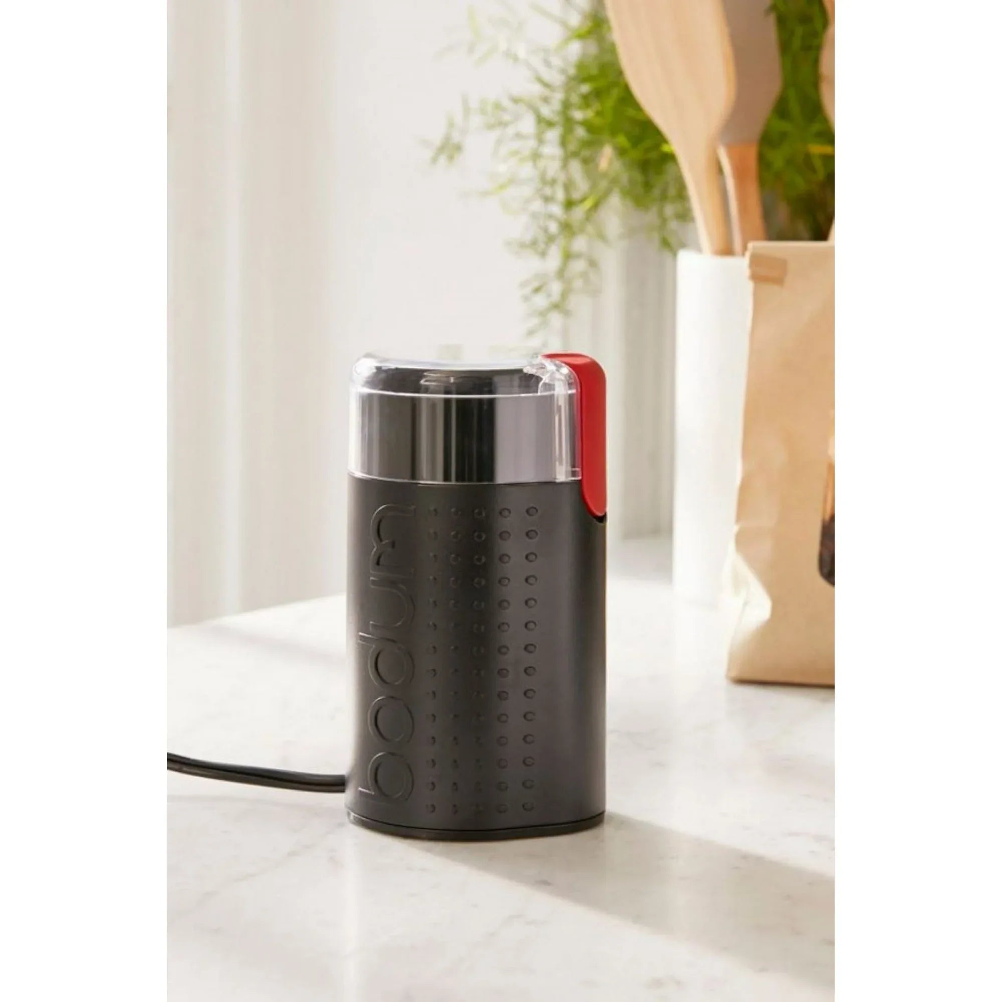 Bodum Bistro Stainless Steel Blade Electric Coffee Grinder, 7 inches, Black, New - USA MEGA SHOP