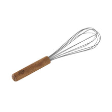 Wire whisk with stainless wires and wooden handle