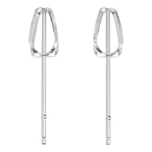 Two stainless steel beaters for hand mixer